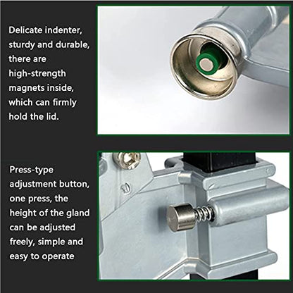 Bench Bottle Capper Tool, Manual Beer Bottle Capping Machine with Non-Slip Pad, Manual Press Lever to Adjust Branches & Buttons for Homebrew Soda Soft Drink Home Brew Beer