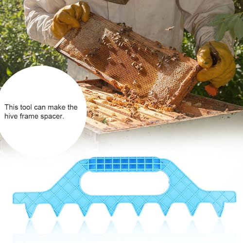 Beehive SPACING Tool Plastic Frame Spacer Beekeeping Equipment, 7/8/9 Frames (Blue 7 Box) - color: blue 7 box