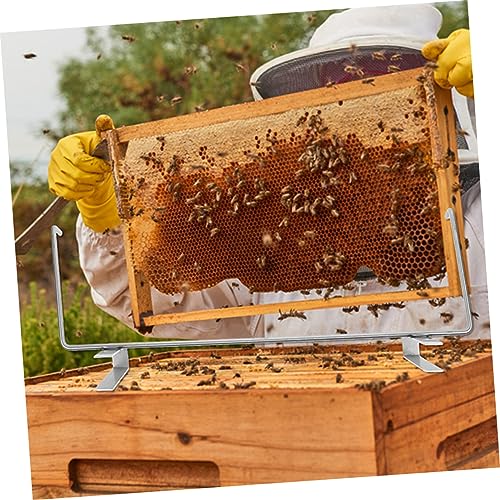 3pcs Beehive Frame Holder Beekeeping Tool Stainless Steel Rack Shelf Storage