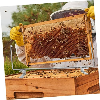 3pcs Beehive Frame Holder Beekeeping Tool Stainless Steel Rack Shelf Storage