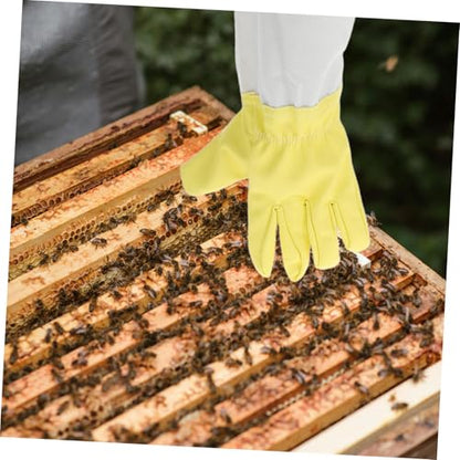 Long Sleeve Beekeeping Gloves Bee Keeper Safety Protective Gardening Work Gloves