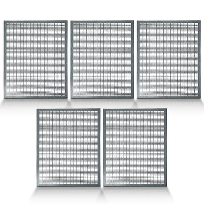 Mann Lake Plastic Queen Excluder, Fits 10 Frame Langstroth Beehives, Beekeeping Supplies & Kit Tools for All Beekeeping Levels, 5 Pack - size: 5 Pack