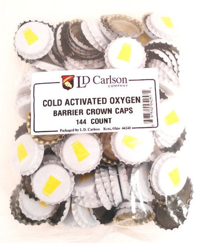 1 X Cold Activated Oxygen Barrier Crown Caps-144 Count