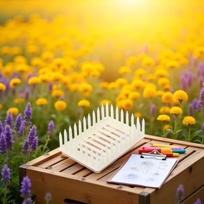 White Queen Marker Cage Clip Bee Plastic Catcher Beekeeper Beekeeping Tools Equipment Plastic Queen Marker Cage Clip Bee Catcher Beekeeper Beekeeping Tools Equipment Beekeeping Supplies