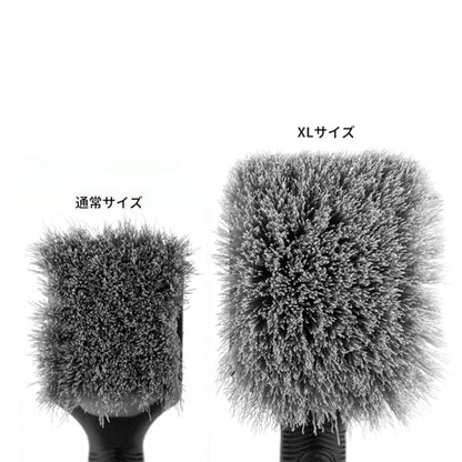 Detail Factory - ProGrip XL Tire Brush - Ergonomic ProGrip Handle - Stiff Synthetic Bristles to Cut Through Grime - Red and Black - color: Red, size: X-Large