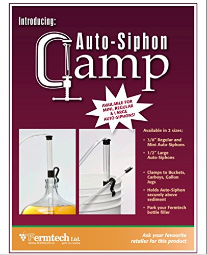 Ubrew Usa Auto-Siphon Regular with 6.5 Feet of 5/16" Tubing and Clamp, 1 Piece