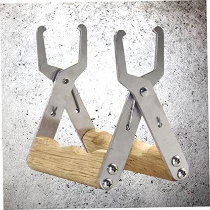 BESPORTBLE 2pcs Beekeeping Frame Grip Holder Stainless Steel Beehive Frame Grip Tool for Beekeepers