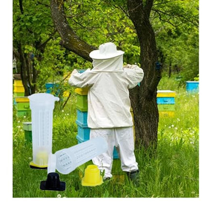 30pcs Queen Bee Roller Cages -Plastic Beekeeping Rearing Cup Kit Queen bee Roller Cage Rearing Cup Holder Beekeeping Tool