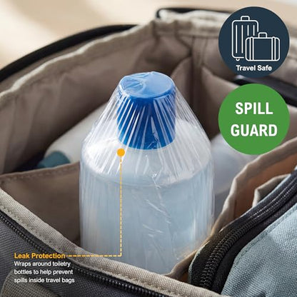 PAMI 12'' x 2000 FT PVC Cling Wrap, Heavy Duty Plastic Food Wrap with Slide Cutter, Clear Stretch Film, Strong Cling, Food Safe, for Commercial & Home Kitchen Use - size: 12'' x 2000 FT