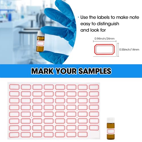 12PCS 4ml Amber Glass Vials with White Screw Caps and Plastic Stoppers, 1 Dram Leak-Proof Small Liquid Sample Bottles for Essential Oils, Perfumes, Reagents - color: AMBER, size: 4ml