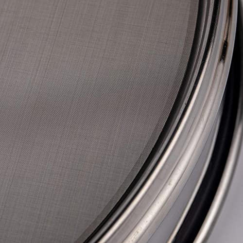 φ10×4.5cm 200 Mesh 304 Stainless Lab Sieves Economy Test Sieve 304 Stainless Steel Wire Cloth（0.074mm） - size: φ10×4.5cm 200 Mesh(0.074mm)