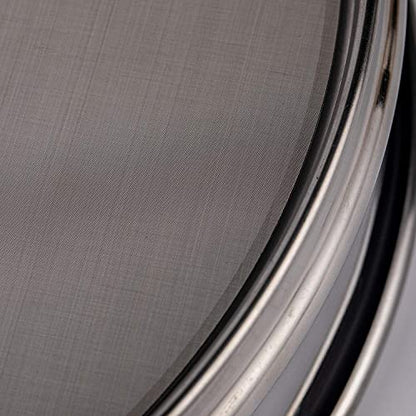 φ10×4.5cm 200 Mesh 304 Stainless Lab Sieves Economy Test Sieve 304 Stainless Steel Wire Cloth（0.074mm） - size: φ10×4.5cm 200 Mesh(0.074mm)