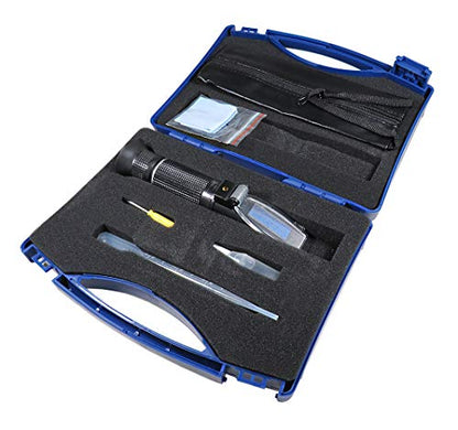 Sper Scientific Sugar Refractometer with Automatic Temperature Compensation (ATC) 300010 – Portable Brix Meter 0 to 32%, Measures Sugar Content for Industrial Applications & more - style: Standard