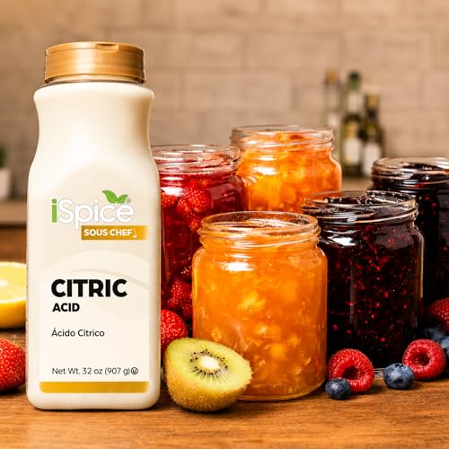 iSpice | Citric Acid | 32 oz | Bulk Size | Gourmet Spice | Kosher - size: 31.99 Ounce (Pack of 1)