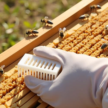 White Queen Marker Cage Clip Bee Plastic Catcher Beekeeper Beekeeping Tools Equipment Plastic Queen Marker Cage Clip Bee Catcher Beekeeper Beekeeping Tools Equipment Beekeeping Supplies