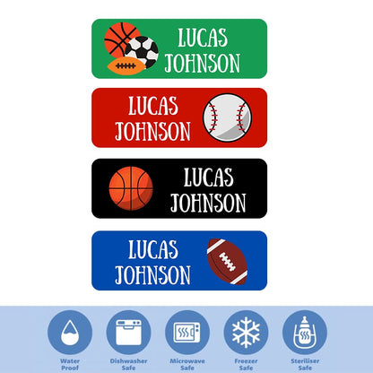 Custom Waterproof Dishwasher Safe Kid Name Labels for Daycare(128 Pack), Camp, School Supply, Baby Bottles, Lunch Boxes and Cups, Travel. Cute Personalized Design Name Stickers (Pattern 23) - color: Pattern 23