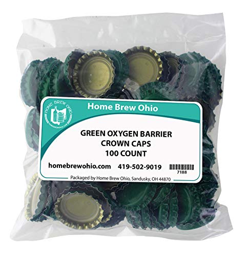 Beer Bottle Crown Caps - (Green) 144ct