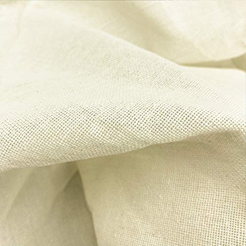 Traditional THAI Sticky Rice 16 Inch Round 6 Pack Reusable Cheesecloth, Grade 90 Triple Stitched Hem, Chef Quality, 100% Unbleached Cotton Fabric for Straining and Cooking - size: 16 IN