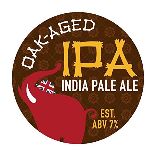 Craft a Brew - Beer Recipe Kit - Oak Aged IPA - Home Brewing Ingredient Refill - Beer Making Supplies - India Pale Ale - 5 Gallons - color: Oak Aged IPA
