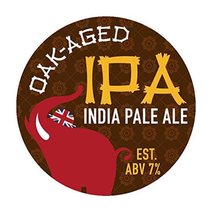 Craft a Brew - Beer Recipe Kit - Oak Aged IPA - Home Brewing Ingredient Refill - Beer Making Supplies - India Pale Ale - 5 Gallons - color: Oak Aged IPA
