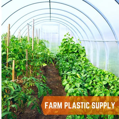 Farm Plastic Supply - Greenhouse Clamp 40 Pack - (3" Long x 3/4" Wide) - White ABS Clamps for Greenhouse, ABS Clips, Greenhouse Clamps for Farming, Gardening, Agriculture - size: 3/4" (Pack of 2)