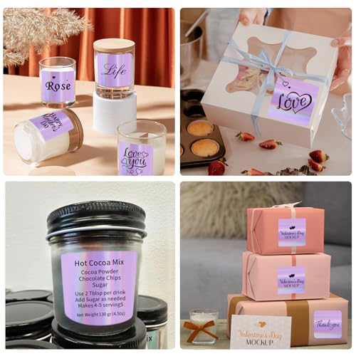 Square Thermal Labels Stickers 3" x 3", Holographic Thermal Stickers Labels, Glitter Self-Adhesive Direct Thermal Label for Small Business- Holographic Purple - color: Holographic Purple, size: 3 X 3 inch