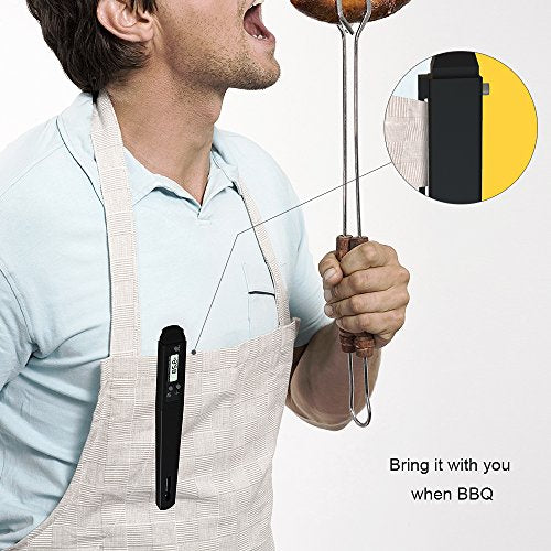 MASTER COOK Digital Meat Thermometer, Pocket Size Instant Read Food Thermometer, Quick Accurate for Steak, Pork, Chicken, Smoker,BBQ Grill, Cooking