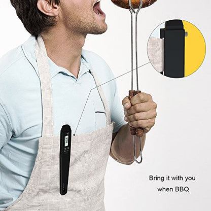 MASTER COOK Digital Meat Thermometer, Pocket Size Instant Read Food Thermometer, Quick Accurate for Steak, Pork, Chicken, Smoker,BBQ Grill, Cooking