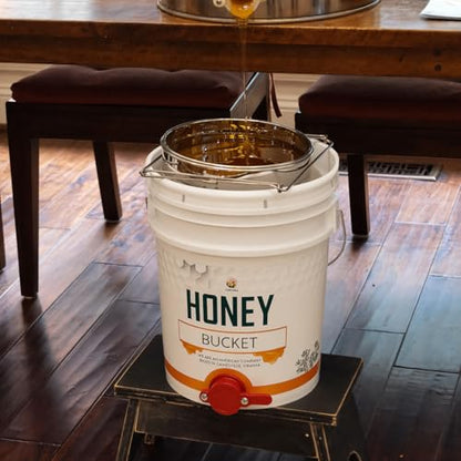 SunVara Honey Bucket 5 Gallon Bucket with Spigot Extractor Equipment Food-Grade PP 20L Capacity