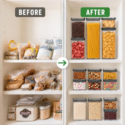 4-Pack Small Pantry Containers, 0.8 QT/0.76 L Clear SAN Food Storage Canisters with Twist-Lock Lids, Stackable for Sugar, Tea Bags, Seasoning, Nuts, Snacks(Sand) - color: Sand