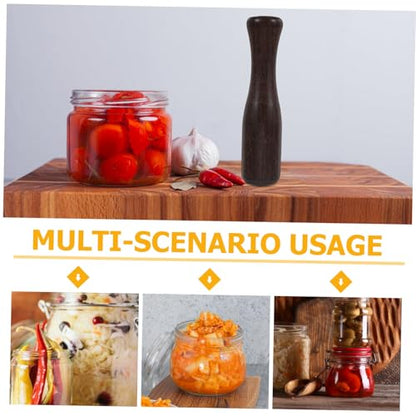 Wooden Fermentation Tamper Stick Versatile Sauerkraut Pounder for Pickled Vegetables Multipurpose Kitchen Gadget for Easy Compacting and Fermenting Essential Tool for Home Cooking