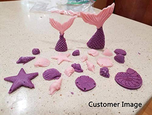 ScivoKaval Silicone Pie Crust Mold Impression Mat Knit Rope Pearl Border Lace Chain Molds Fondant Cake Decoration Mould Chocolate Cookie Sugar Craft Icing Gum Paste Pastry for Kitchen Baking Tools