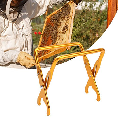 Beekeeping Frame Gripper, Beehive Frame Tool Lifter Gripper Holder and Lifter Tool Beehive Equipment Aluminum for Beekeeeper