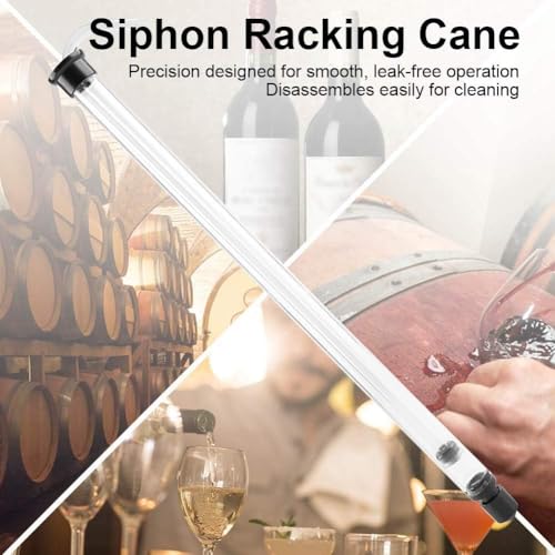Siphoning Kit, Pro Wine Bottle Filler Auto Siphon Racking Cane for Beer Wine Bucket Carboy Bottle with Tubing Siphoning Kit