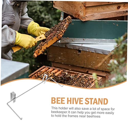 GANAZONO 1pc Beekeeping Frame Holder Beehive Spleen Rack Compact Bee Hive Stand Hanging Design