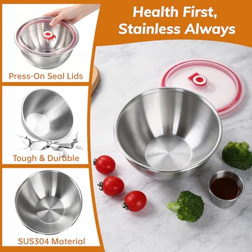 3 Pack Pizza Dough Proofing Box Includes Cutter, 800ML Stainless Steel Food Storage Container with Lid, Household Pizza Dough Bowl for Bread & Dough Balls - size: 800ML