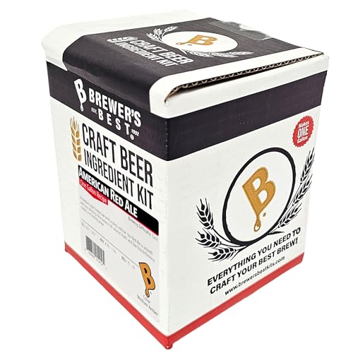 Brewer's Best One Gallon Home Brew Beer Ingredient Kit (American Red Ale)