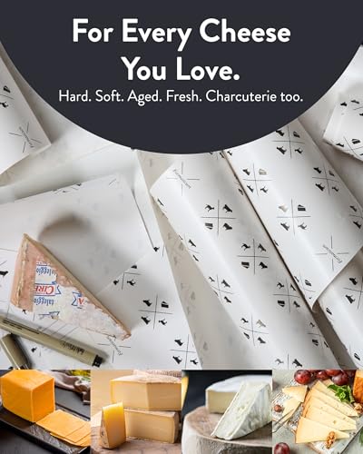 Formaticum 10-Pack Reusable Cheese Storage Sheets | Size 9" x 14" | Professional-Grade Cheese Strorage | Store Cheese, Sandwiches, and Charcuterie | Kitchen Organization | Manufactured in Germany - size: Reusable 10-Pack-Sheets