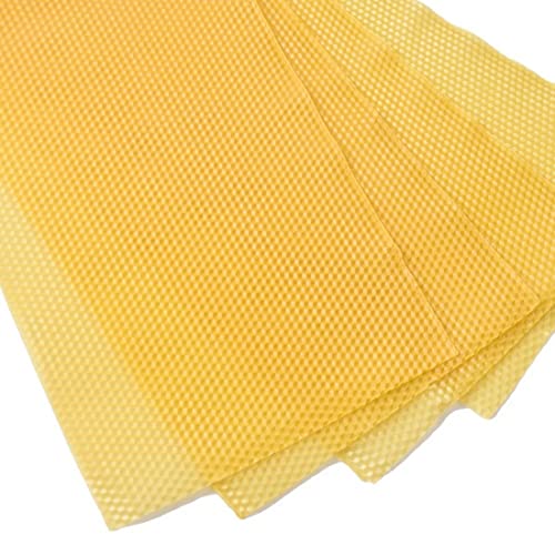 30Pcs Foundation Bee Wax Foundation Sheets Paper Candlemaking Beeswax Flakes Beekeeping Tool