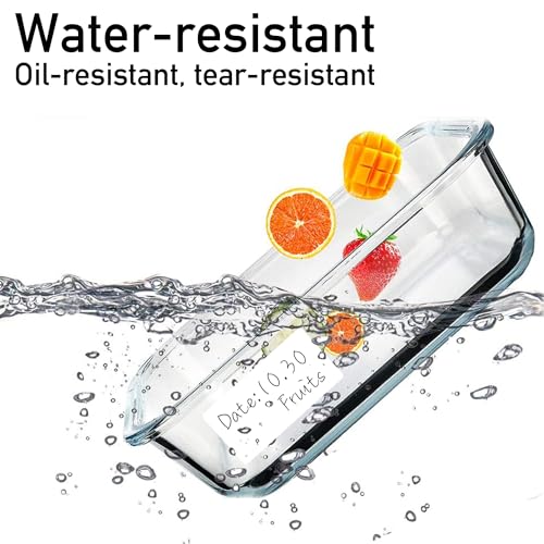 1000 Pcs Blank Removable Freezer Labels Water Oil Resistant for Food Containers Jars Pantry Organization (Each Measures 1” x 2”)