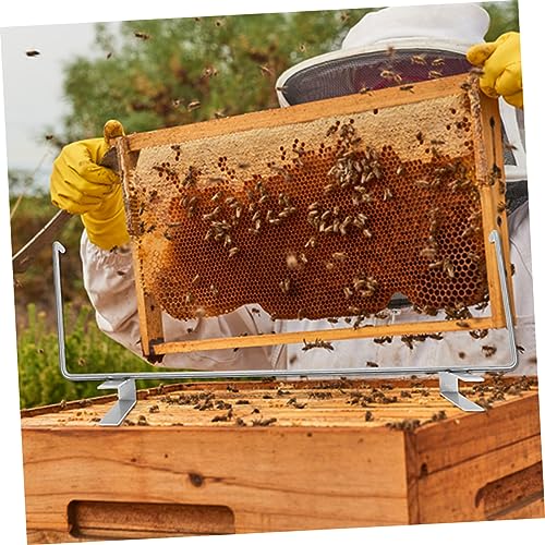 BESPORTBLE 3pcs Beehive Frame Holder Rack Holder Bee Nest Support Bracket for Beekeeping Tool Stainless Steel