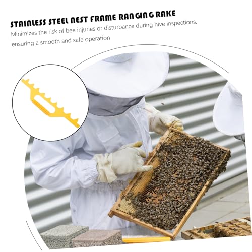 Beehive Frame Holder Tool Beekeeping Hive Spacer Tool Beehive Accessory Plastic Frame Spacer for Beekeeping Lightweight
