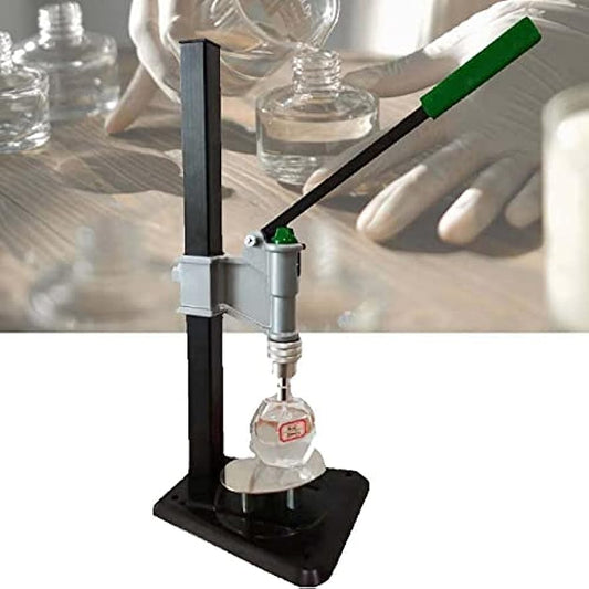 Professional Bench Capper - Homebrew Beer Bottle Capper, Long Handle Cap Sealing Machine Lever Design for Easy Pressing, Stainless Press Capping Machine for Perfume Bottle Essential Oil Bottle