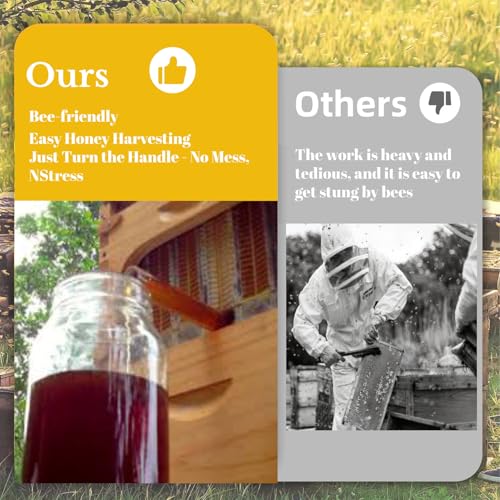 Bee Hive Starter Kit – Automatic Beehive Box Set for Easy Beekeeping, Complete Bee Hive Boxes for Beginners