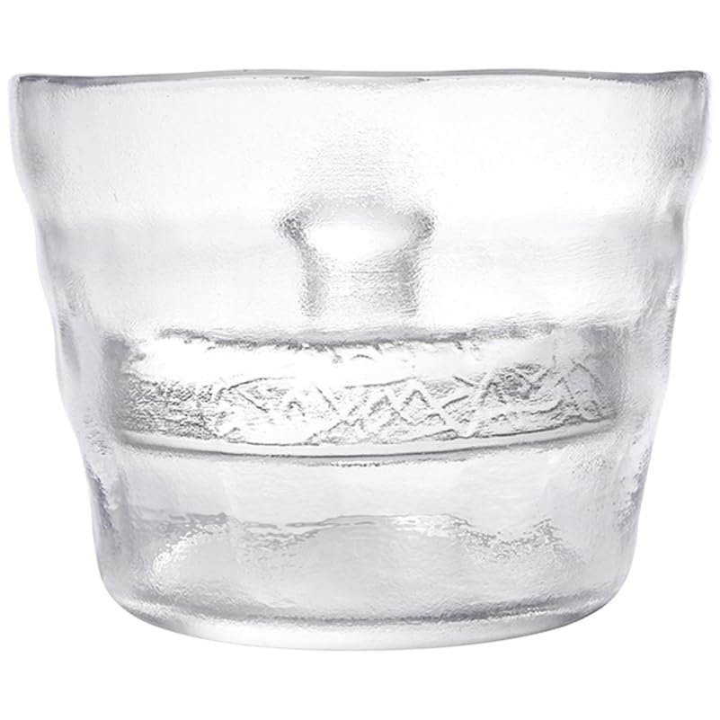 PRETYZOOM Small Glass Pickle Jar with Glass Weight - 650ml/21oz Tsukemono Maker with Heavy Duty Weight, Japanese One-Night Pickling Bowl Vegetable Fermentation for Sauerkraut, Kimchi