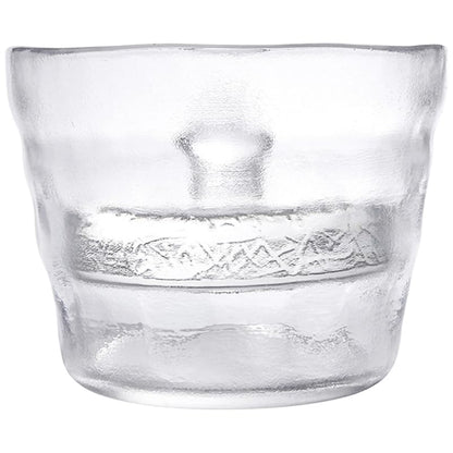 PRETYZOOM Small Glass Pickle Jar with Glass Weight - 650ml/21oz Tsukemono Maker with Heavy Duty Weight, Japanese One-Night Pickling Bowl Vegetable Fermentation for Sauerkraut, Kimchi