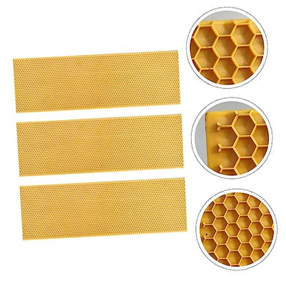 3pcs Beehive Nest Foundation Plastic Comb for Beehive Building Beekeeping Tool