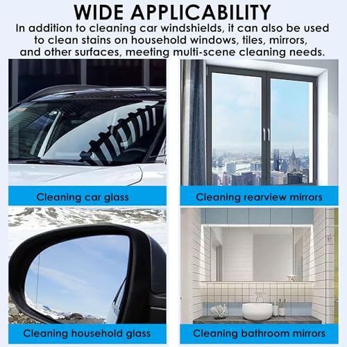 200 PCS-Car Windshield Washer Tablets, Glass Cleaner, Concentrated Effervescent Tablets, Solid Windshield Effervescent Wiper Tablet for Car Window Glass Cleaning (M)