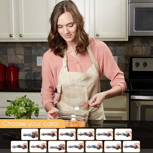 Spring Chef Stainless Steel Metal Magnetic Measuring Spoons Set of 8 with Leveler, Heavy Duty Nesting Teaspoon & Tablespoon Measuring Spoons, Kitchen Gadgets for Baking & Cooking - Desert Sunset - color: Desert Sunset, size: 1-Pack