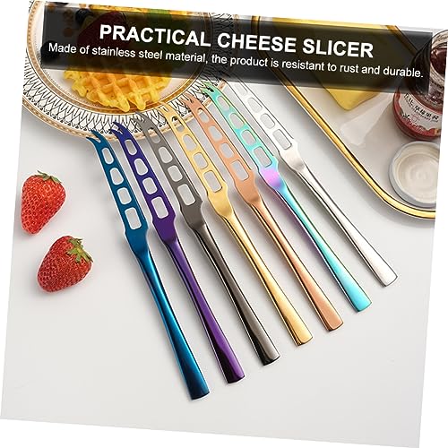 UKCOCO Stainless Steel Butter Spatula and Cheese Cutter Ergonomic Hollowed Out Design for Easy Slicing and Spreading Kitchen Gadget for Cheese and Butter Corrosion Resistant